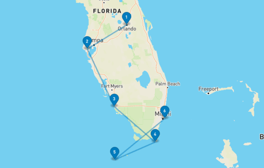Rondreis Florida: Orlando naar Miami in 12 dagen
